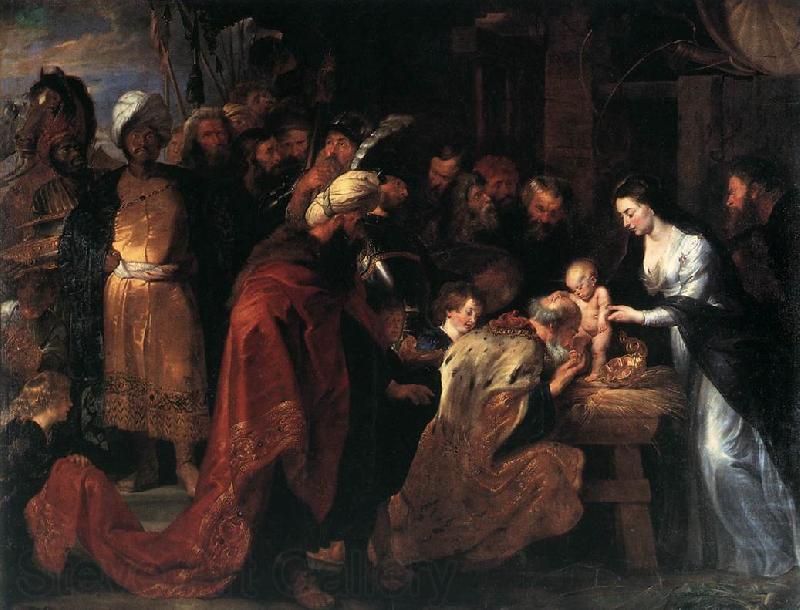 RUBENS, Pieter Pauwel Adoration of the Magi Germany oil painting art